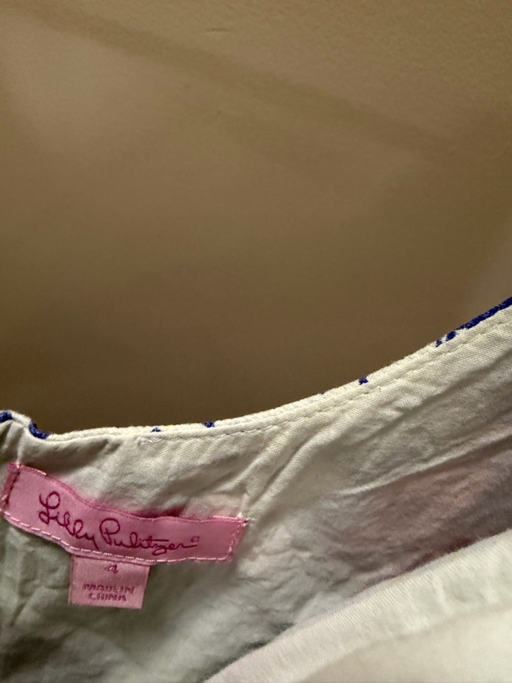 Lilly Pulitzer In the Garden Eaton Shift 4 perfect condition smoke pet free home - Picture 2 of 3